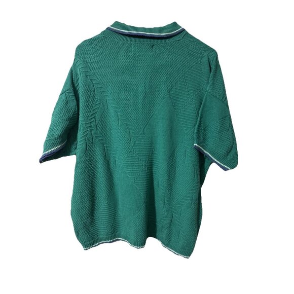 Pacific Coast Ladies Golfwear Green Short Sleeve Sweater Size XL USA - Picture 4 of 6
